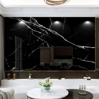 ورق حائط مزخرف بالرخام الأبيض والأسود ، ورق حائط حديث بسيط ، لغرفة المعيشة ، أريكة تلفزيون ، لوحة جدارية فنية تجريدية ، ديكور منزلي - الصورة 5